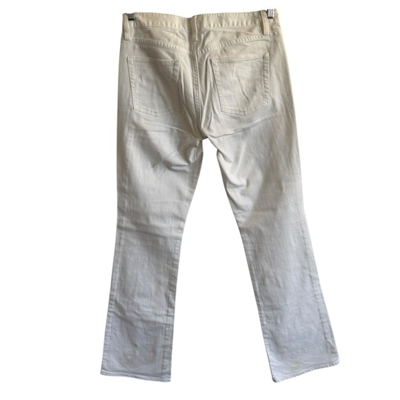 J.Crew White Classic Bootcut Jeans, Size 28 - Picture 6 of 6